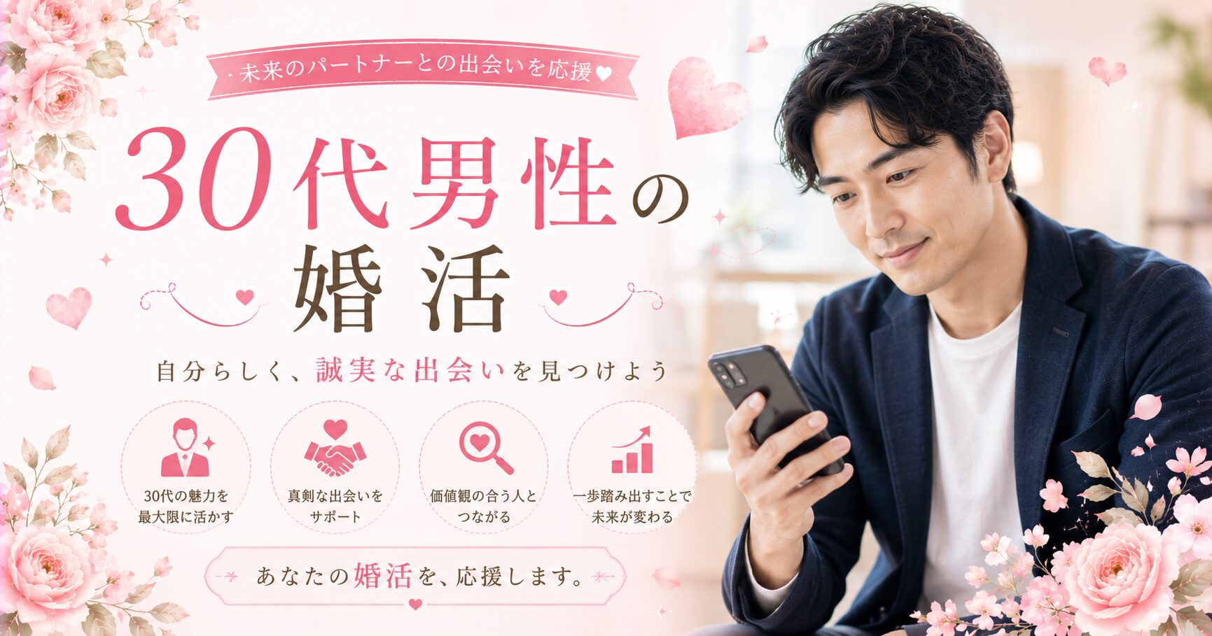 30代男性の婚活応援バナー