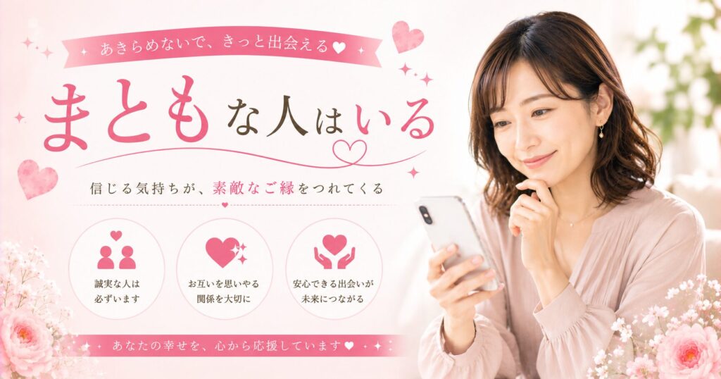 素敵な出会いを信じて
