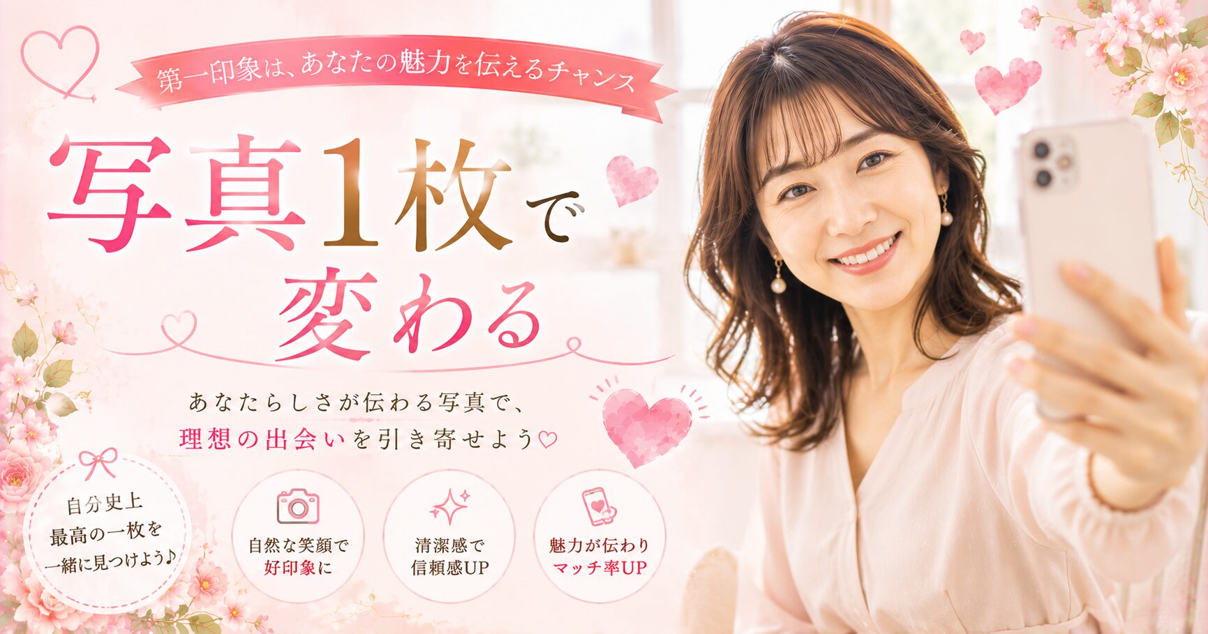 自分らしい笑顔で魅力アップ