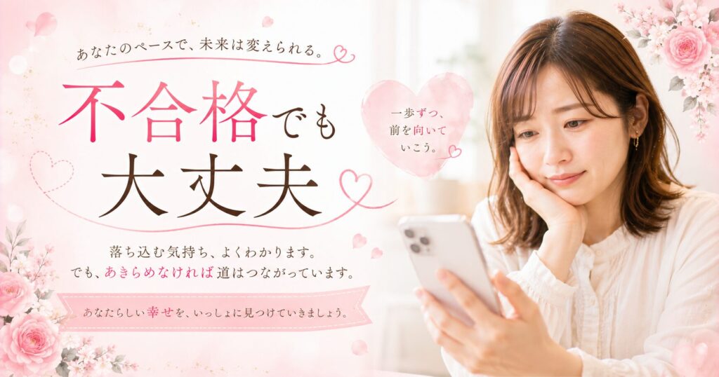 バチェラーデートで不合格になった女性へ【理由と改善策・次の一手】
