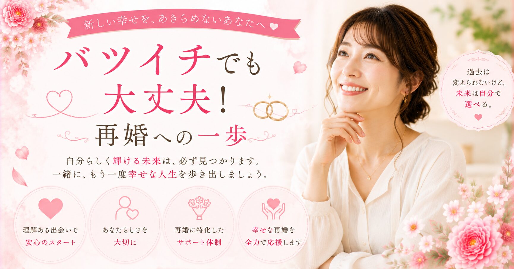 再婚への一歩、明るい未来