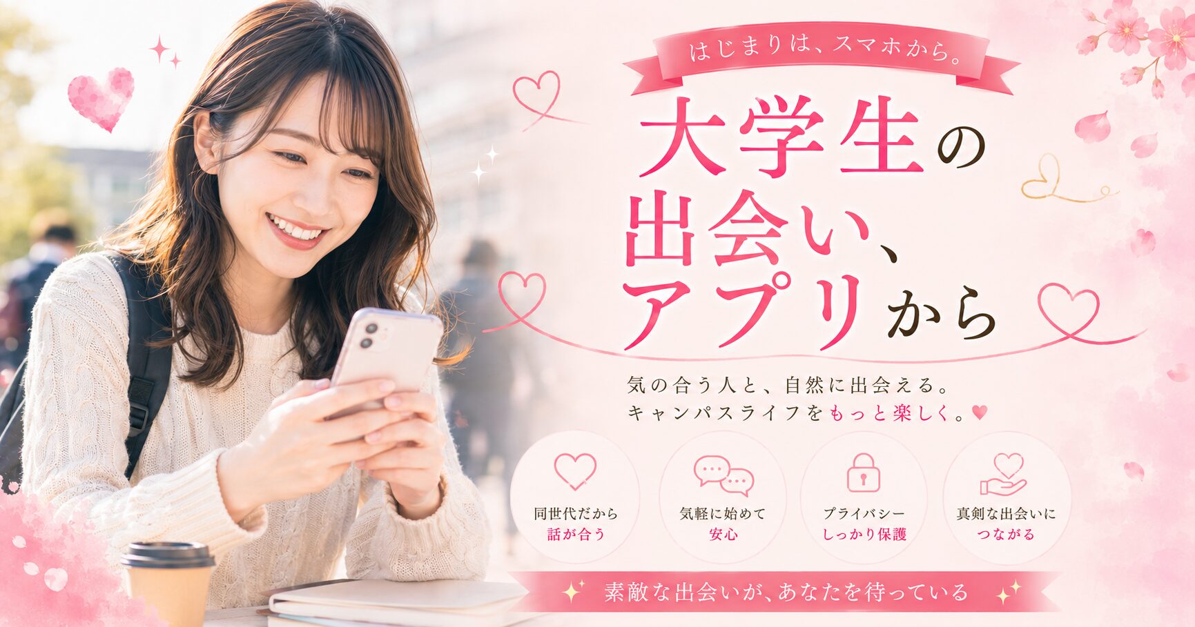 大学生の出会いアプリキャンペーン