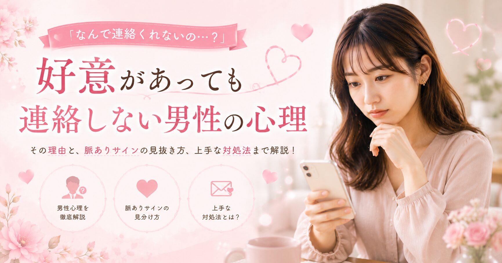 恋愛心理と連絡の悩み解説