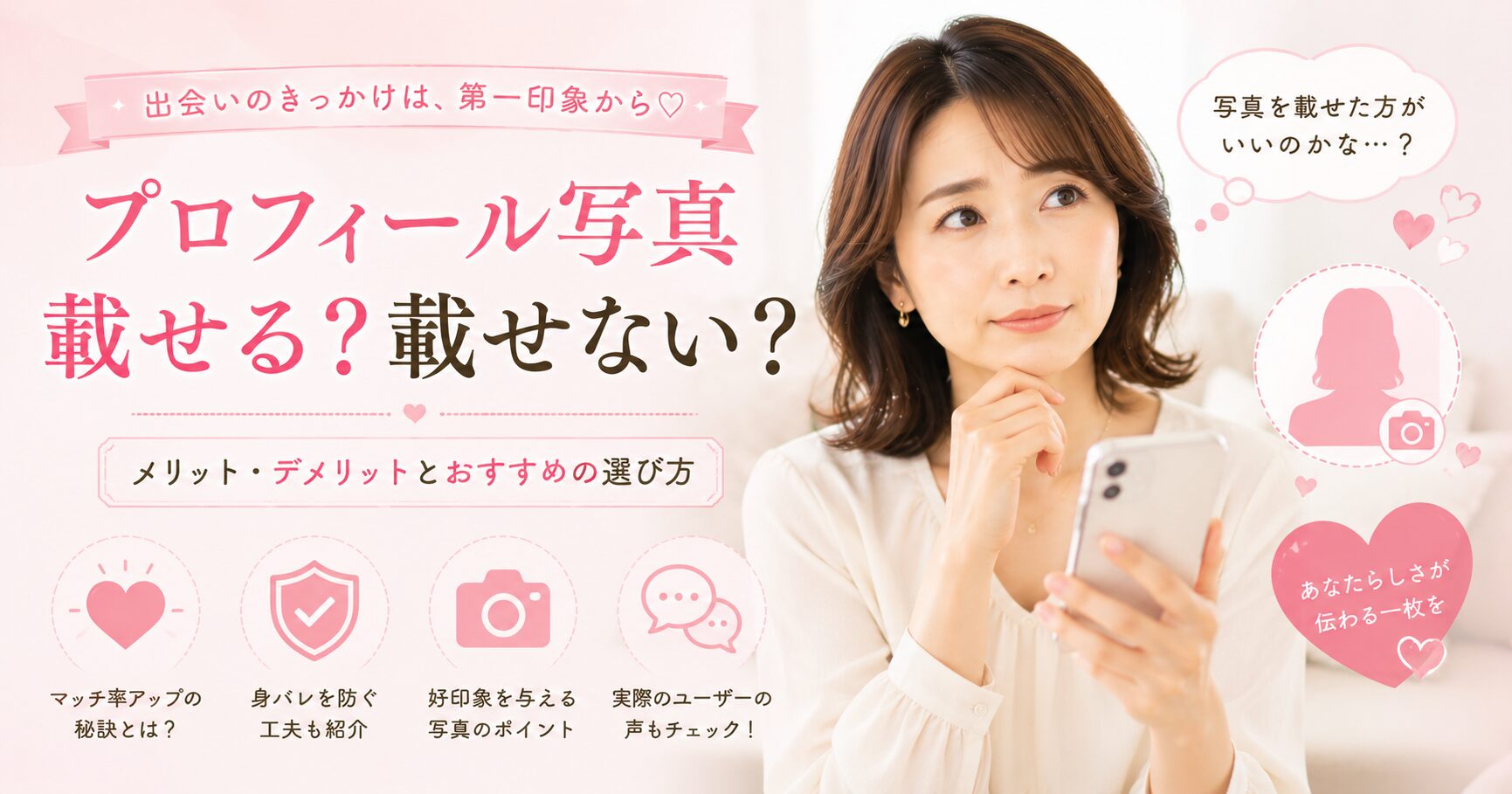 プロフィール写真の選び方ガイド
